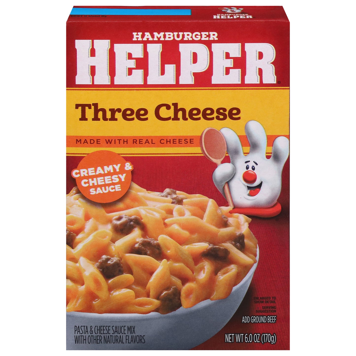 Hamburger Helper Three Cheese Pasta & Sauce Mix 6.0 oz