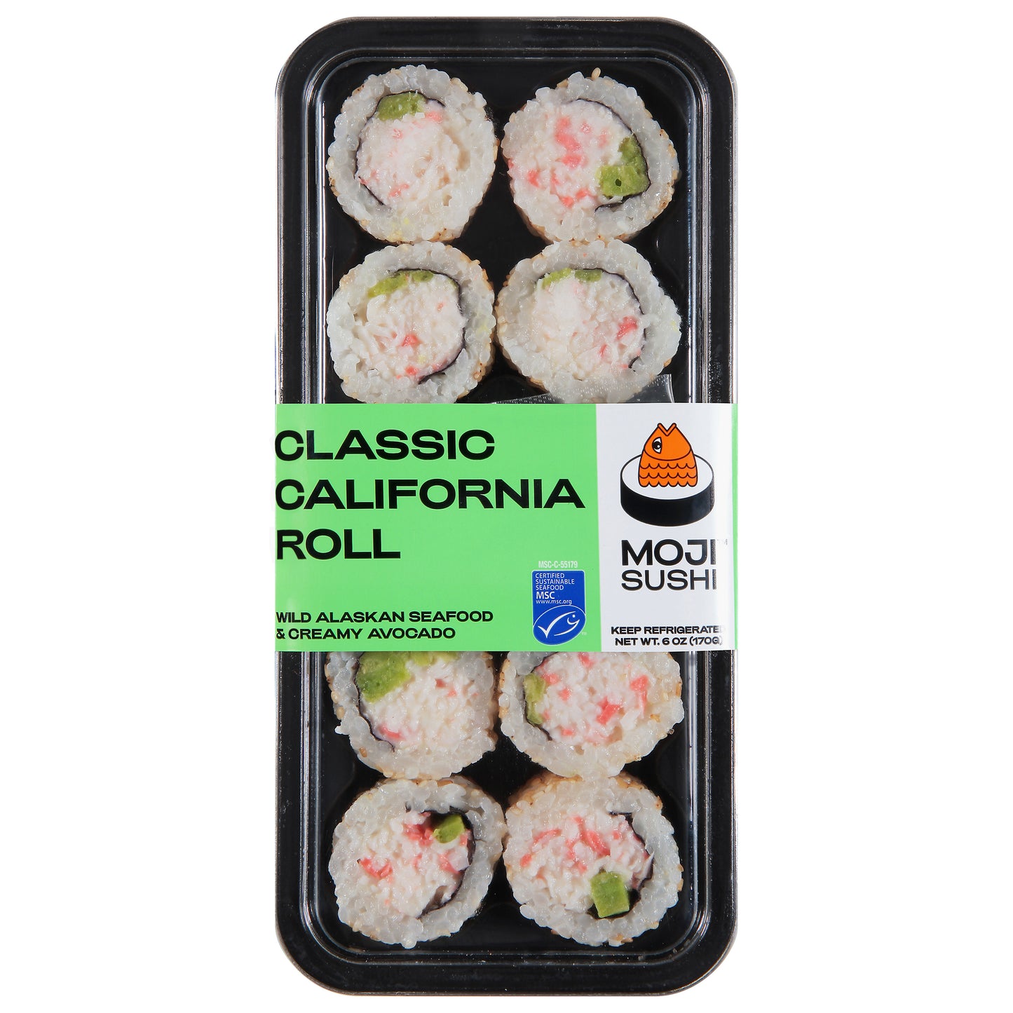 Moji Sushi Classic California Roll 6 oz