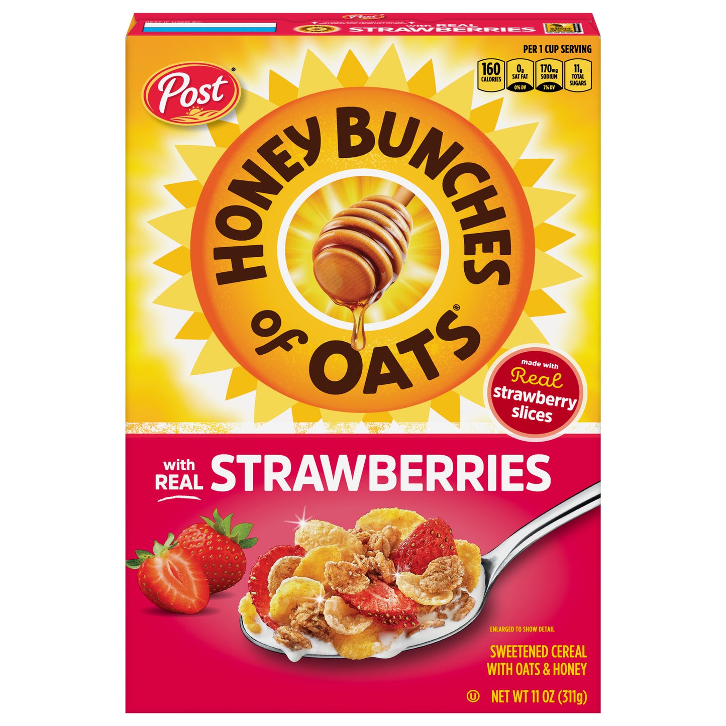 Honey Bunches of Oats Cereal with Real Strawberries 11 oz