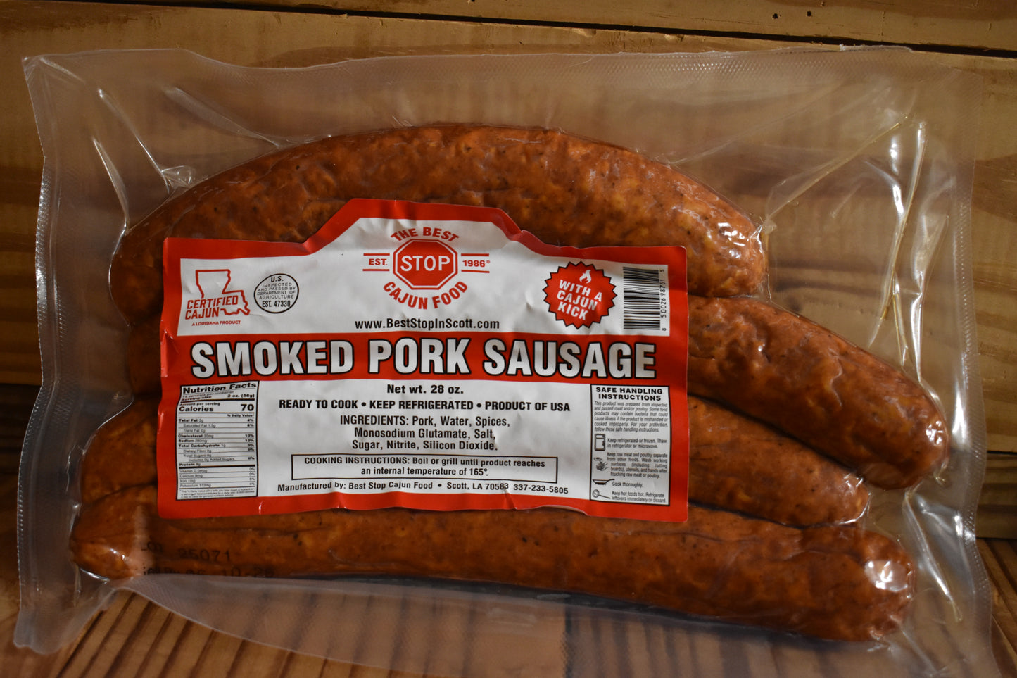 BEST STOP SMOKED PORK SSG 28OZ