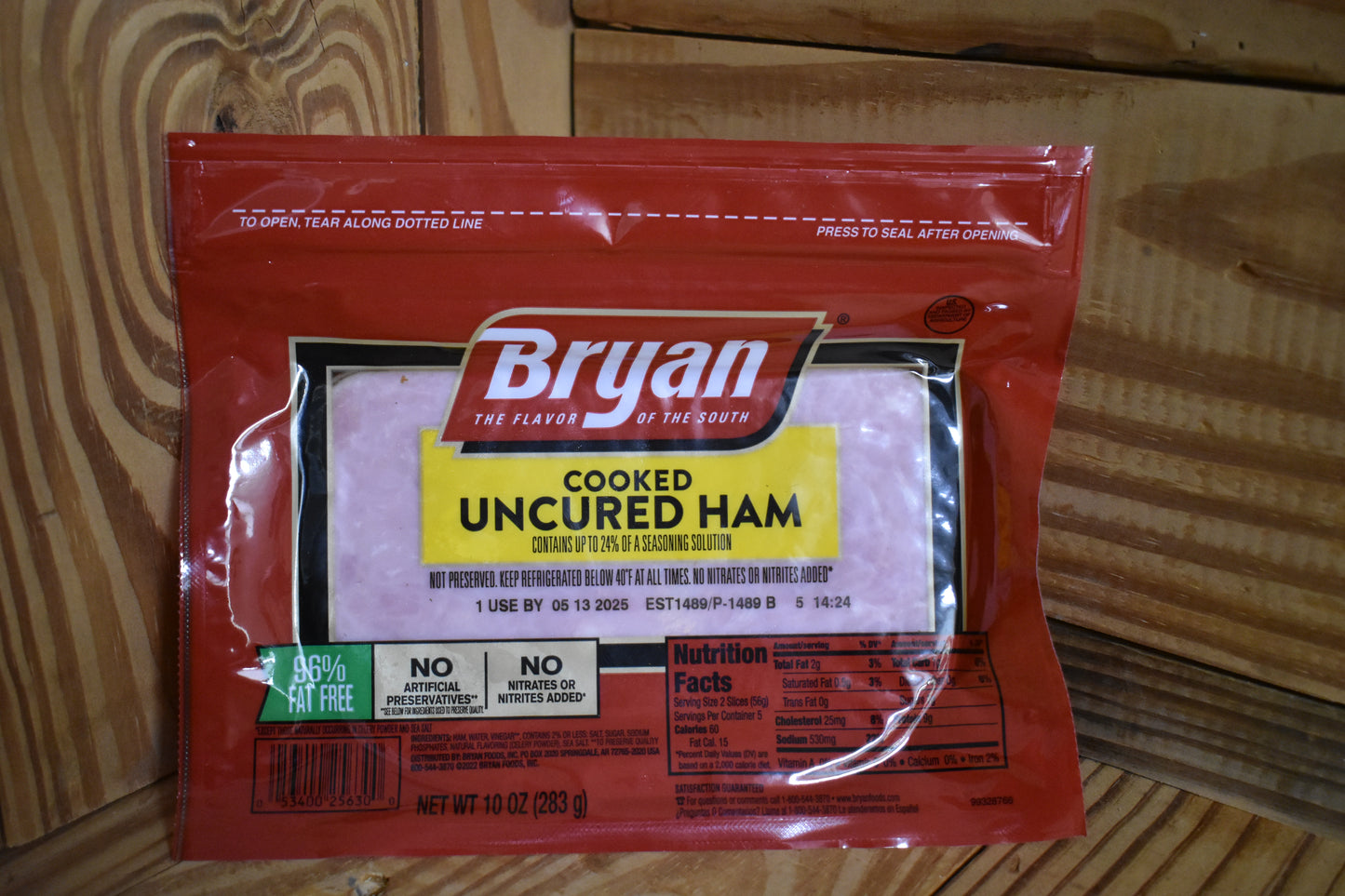 BRYAN SLICED 4X6 COOKED HAM