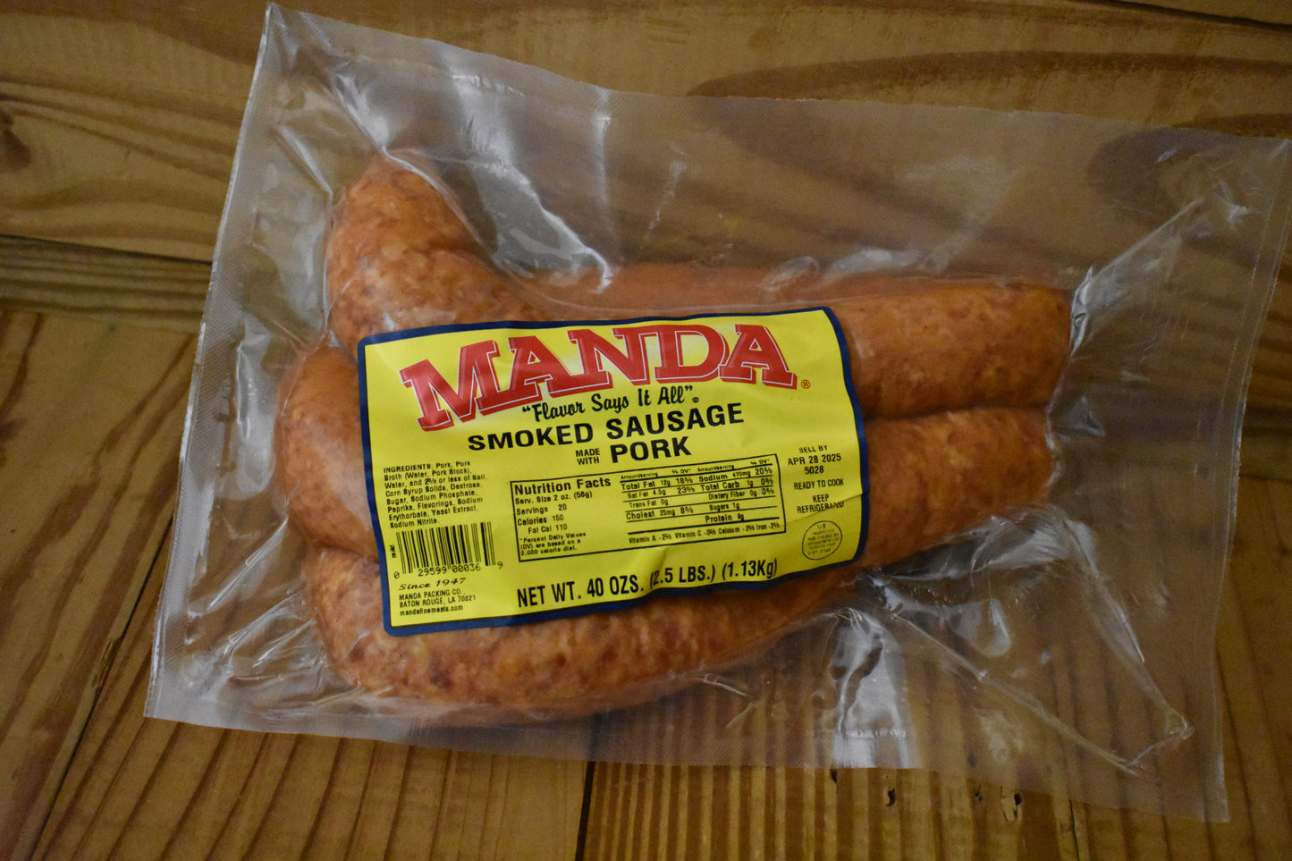 MANDA MILD SMOKED SAUSAGE