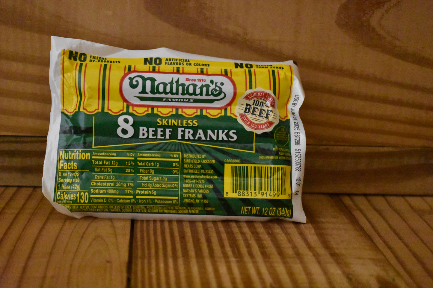 NATHANS BEEF FRANKS'