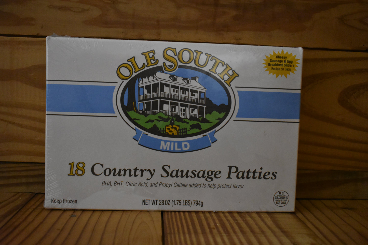 OLE SOUTH MLD SAUS PATTIE