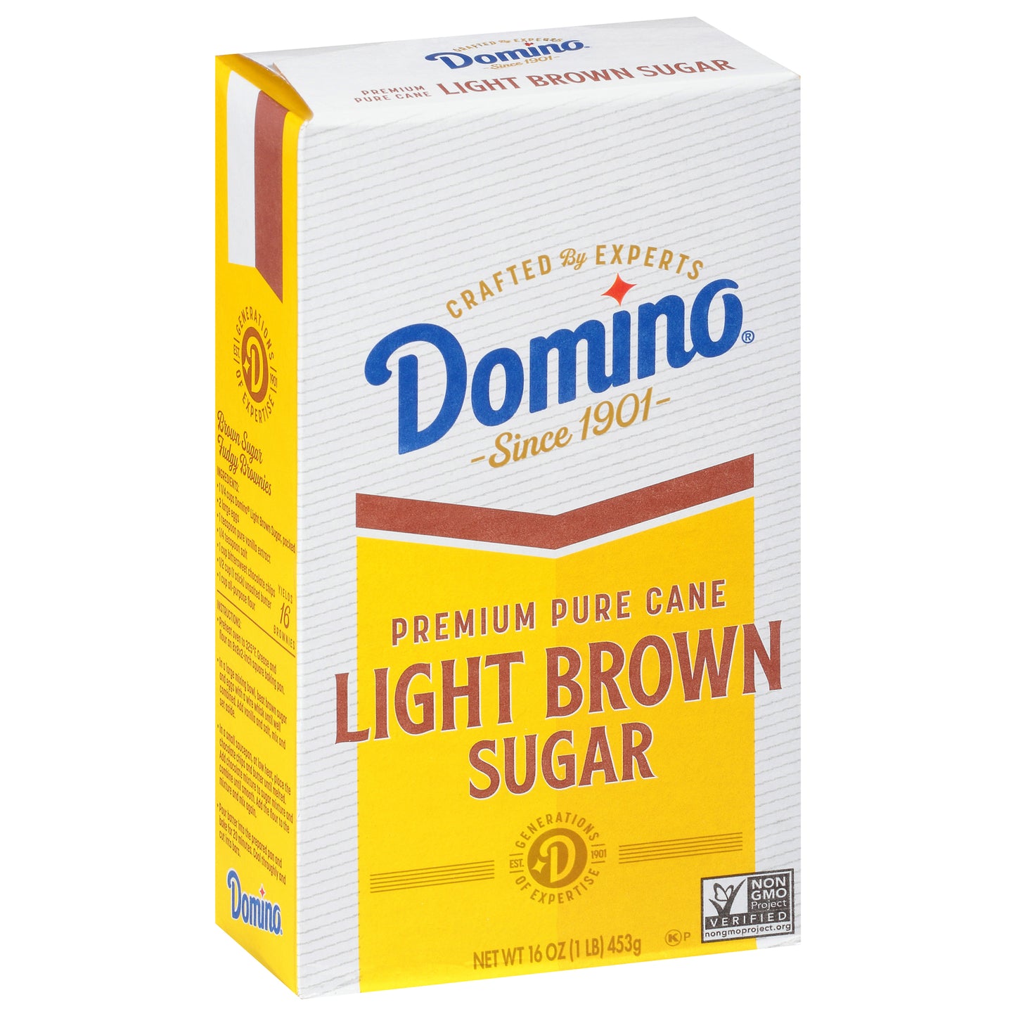 Domino Premium Pure Cane Light Brown Sugar 1 lb