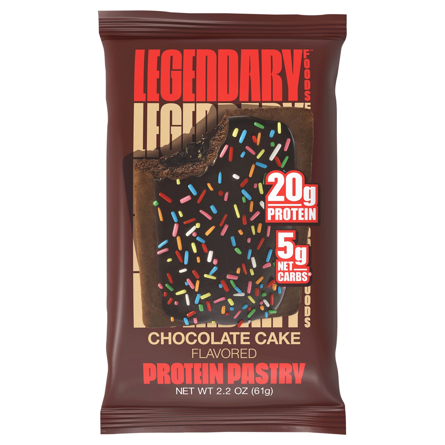 Protein Pastry - Chocolate Cake, 2.2 oz Pastry