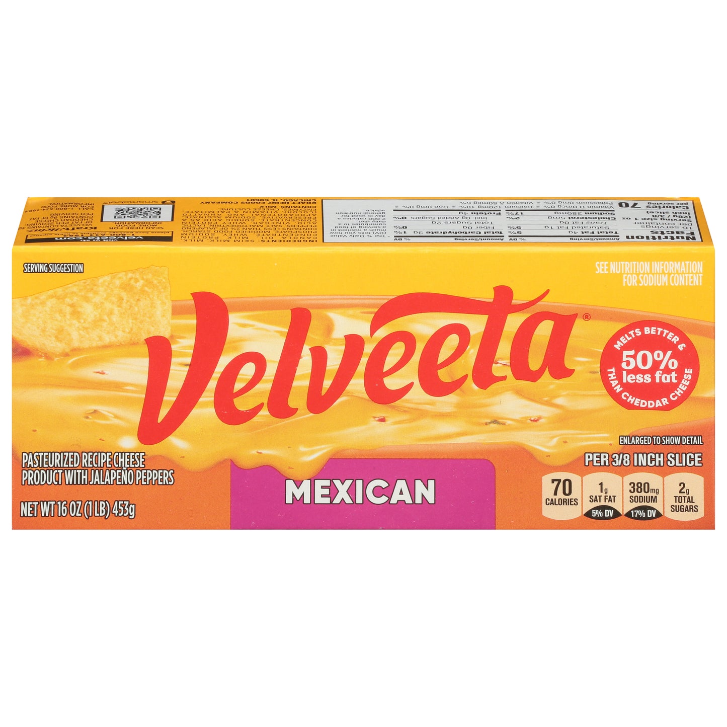 Velveeta Mexican Cheese 16 oz