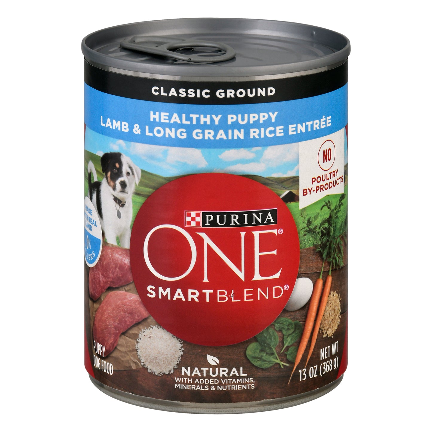 Purina One SmartBlend Classic Ground Lamb & Long Grain Rice Entree Dog Food 13 oz