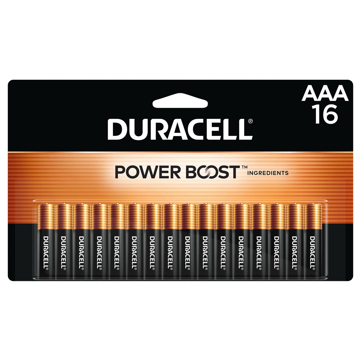 Duracell - Copper Top AAA Alkaline Batteries - Longstanding, all-Purpose Triple A Battery for Household and Business - 16 Count