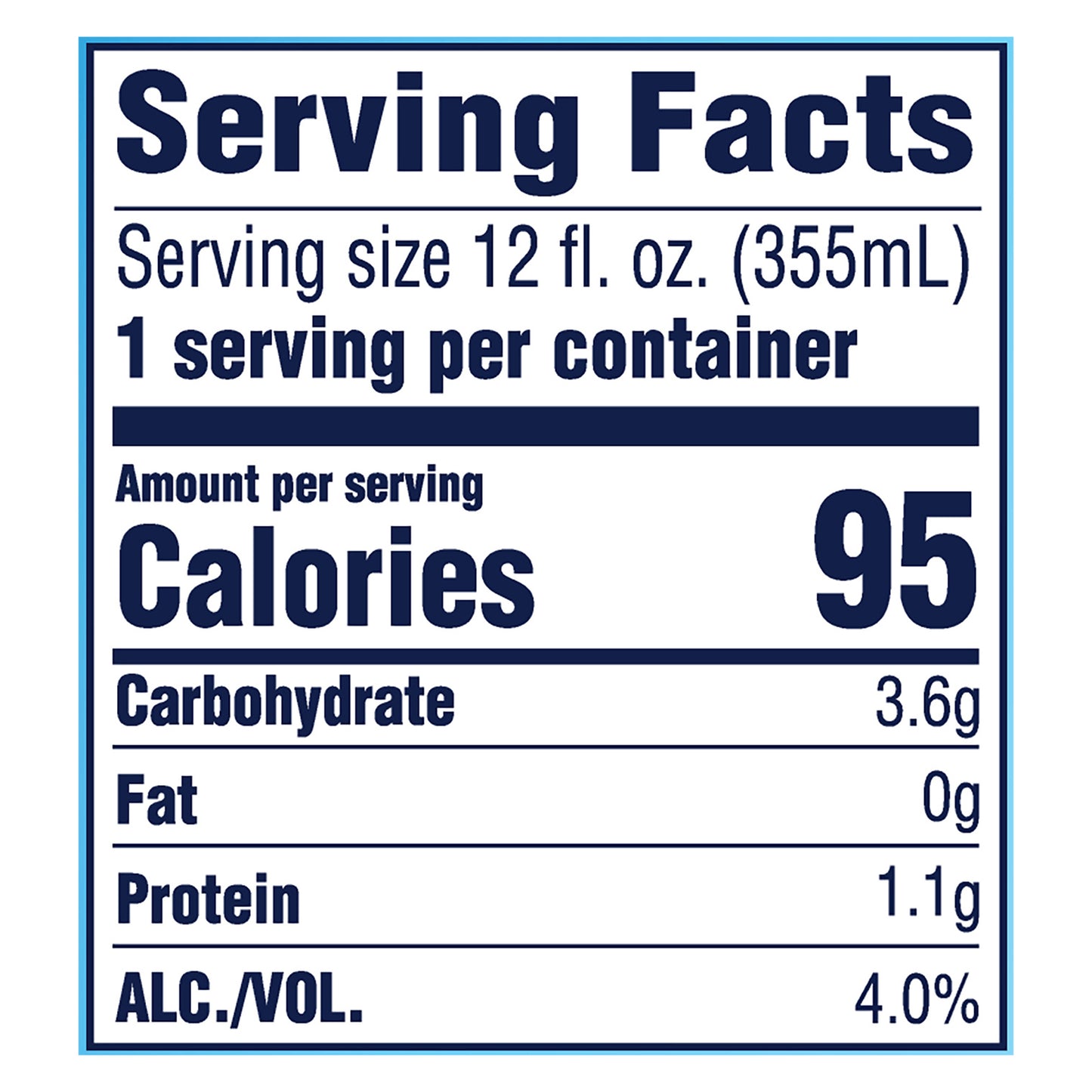 Blue Moon Light Citrus Wheat Craft Beer - 6 SLIM CANS 12FLOZ