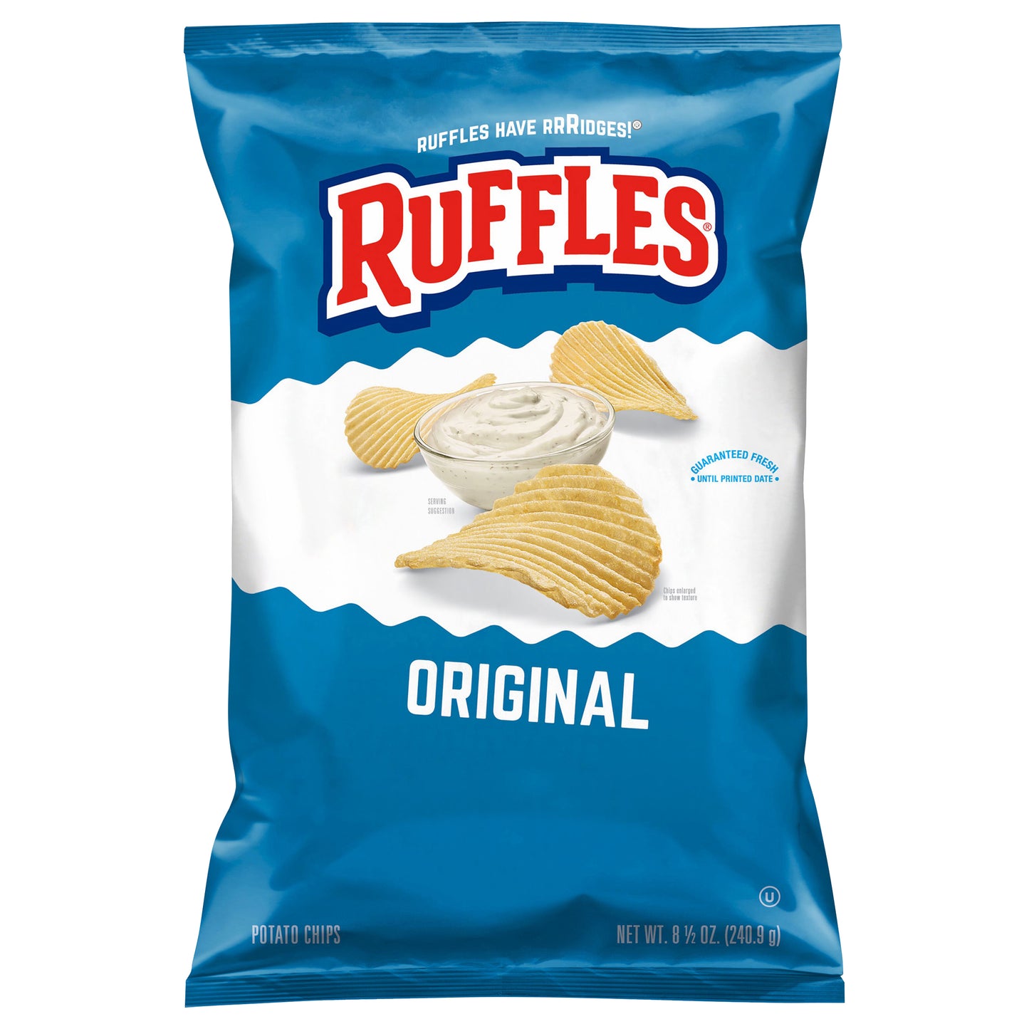 Ruffles Potato Chips Original 8 1/2 Oz