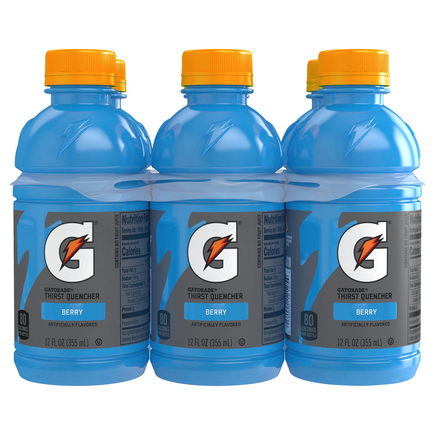 Gatorade Thirst Quencher Berry Artificially Flavored 12 Fl Oz 6 Count