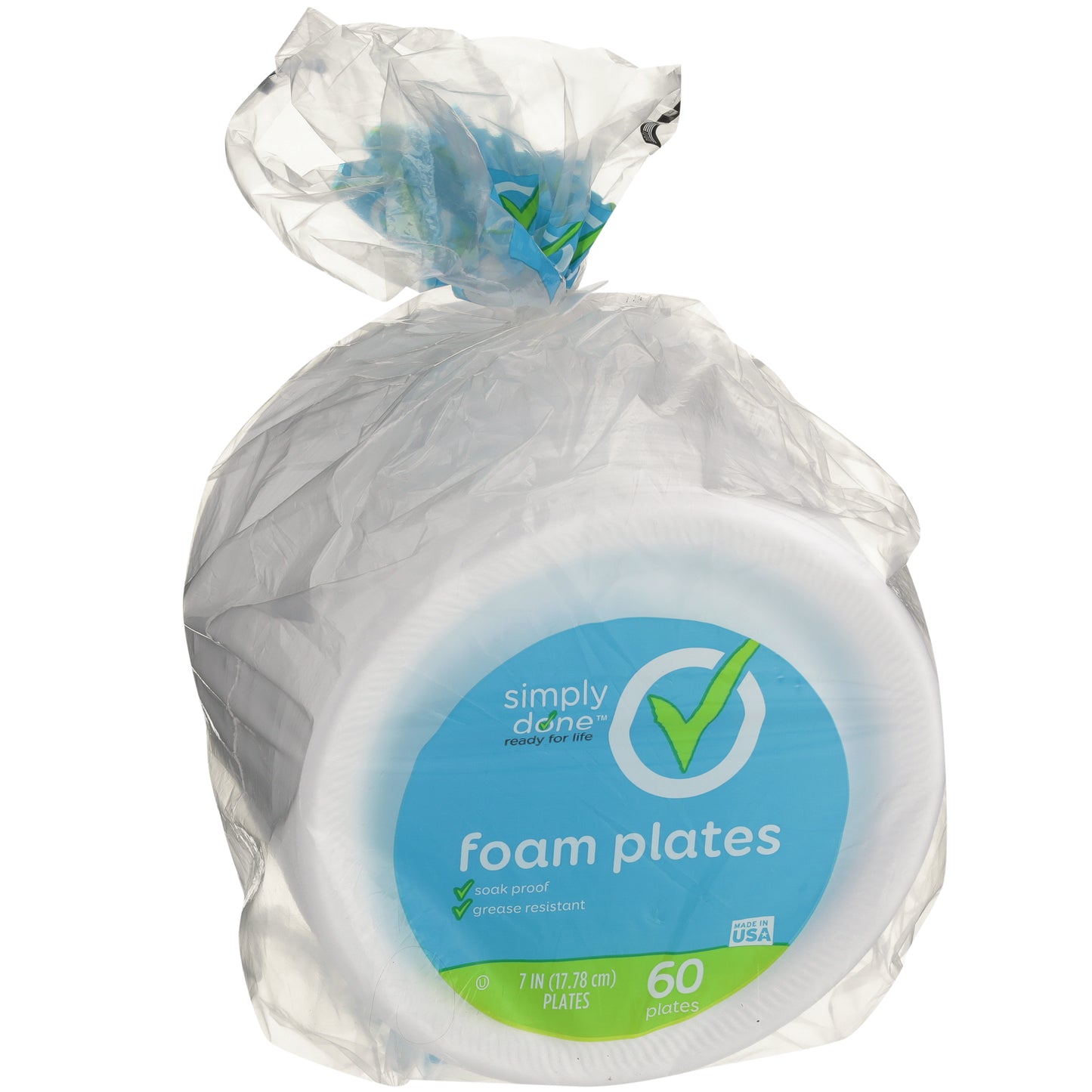 Foam Plates - 60 pk