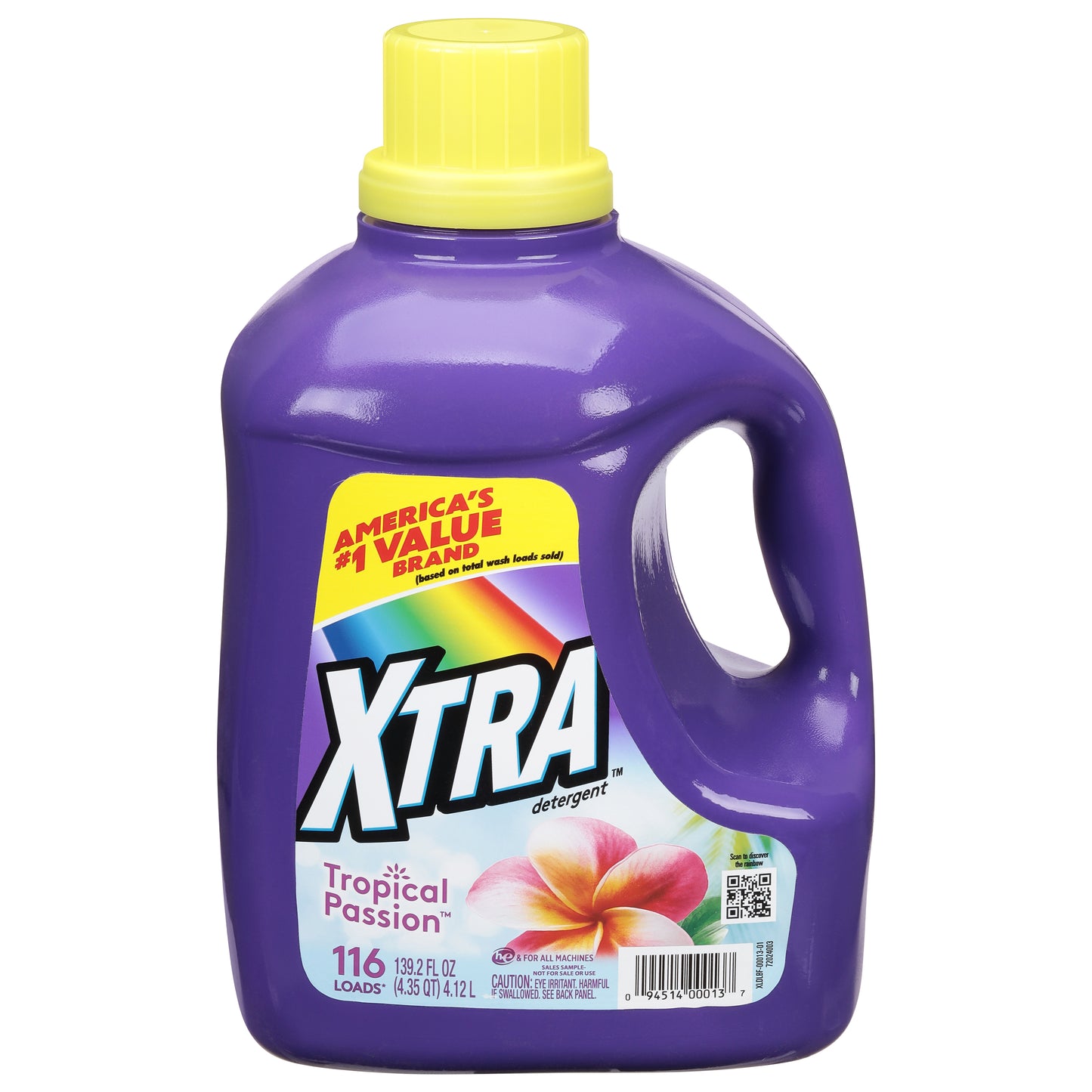 Xtra HE Tropical Passion Detergent 139.2 fl oz