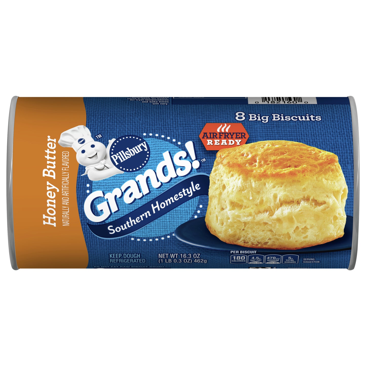 Pillsbury Grands! Southern Homestyle Biscuits, Honey Butter, 8 ct., 16.3 oz.