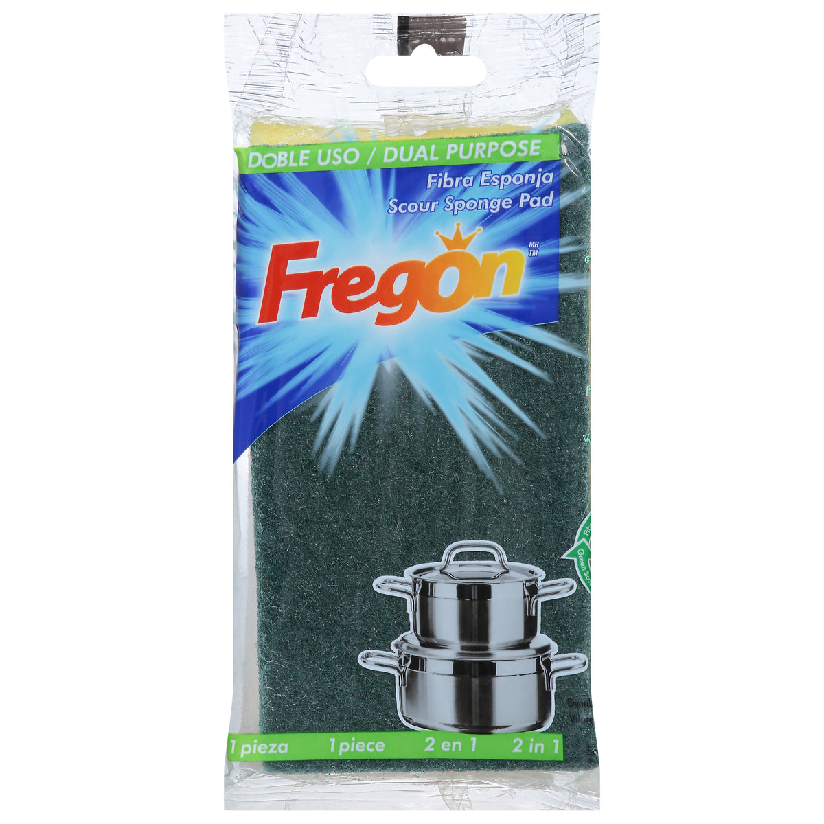 Fregon Dual Purpose Scour Sponge Pad 1 ea