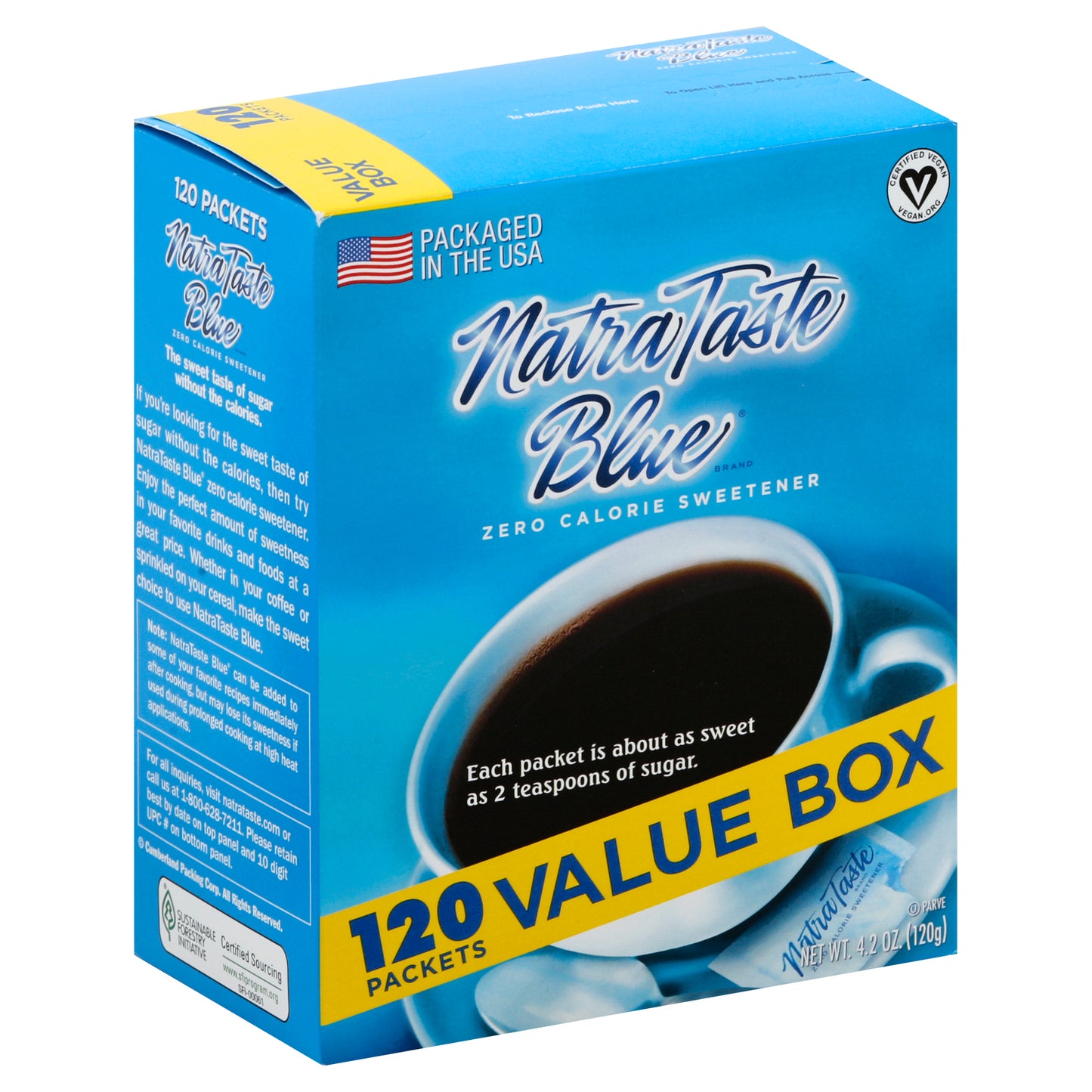 Natra Taste Blue Sweetener 120 ea