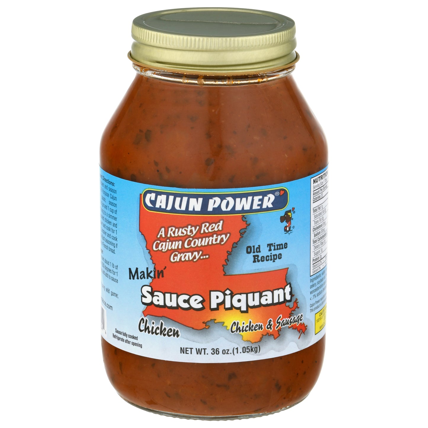 Cajun Power Chicken Sauce Piquant 36 oz