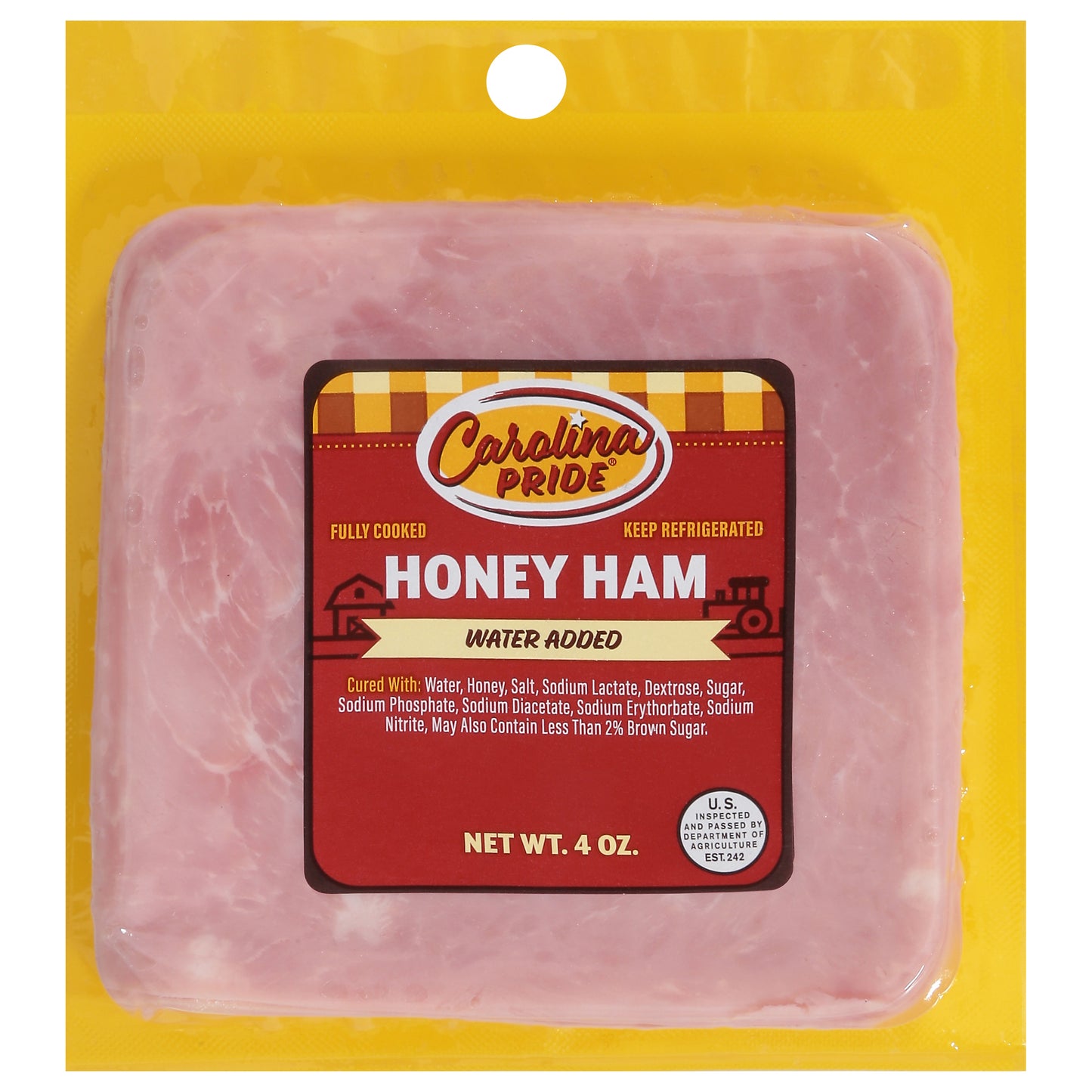 Carolina Pride Water Added Honey Ham 4 oz