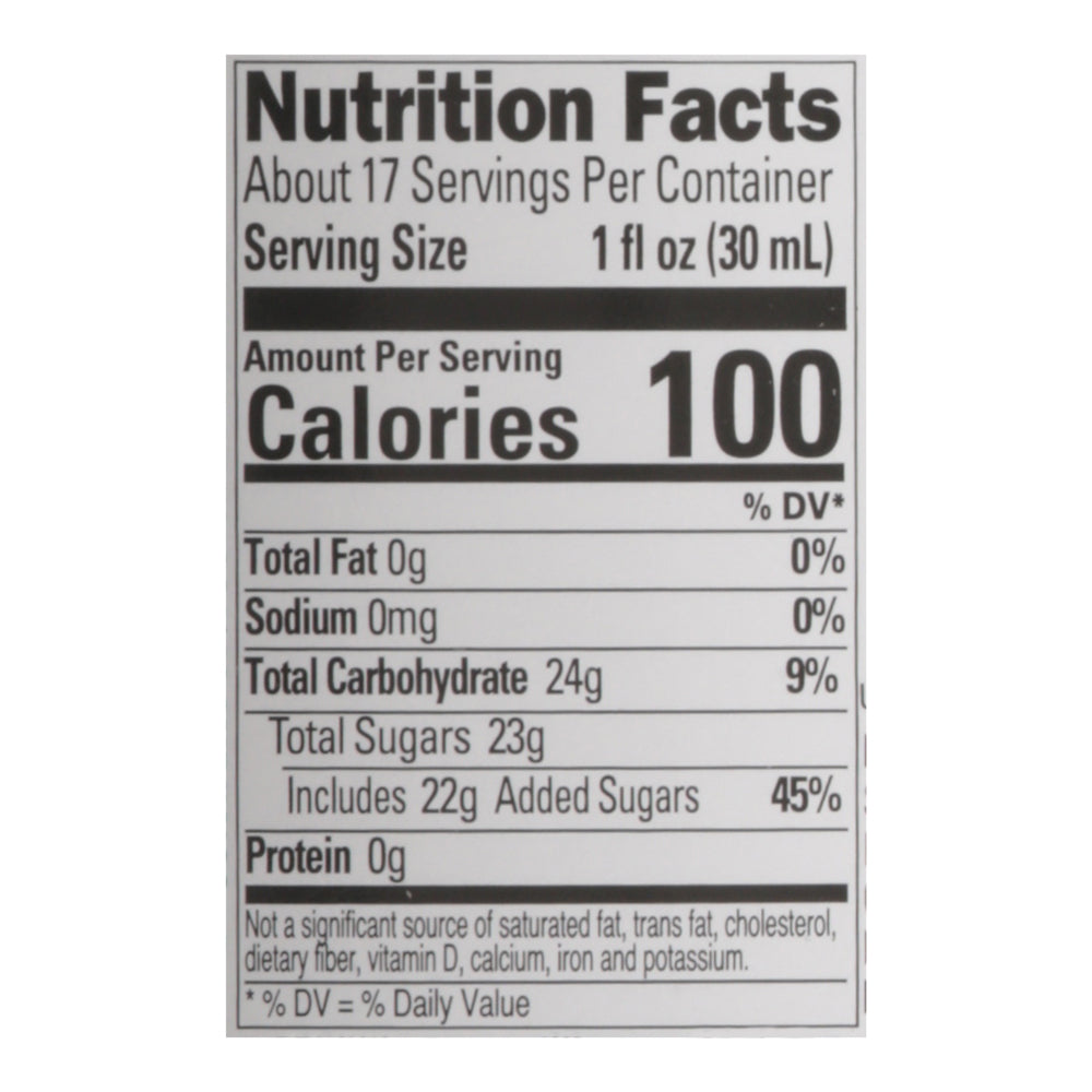 Simply Squeeze Strawberry Puree Strawberry Infused Syrup 16.9 fl oz