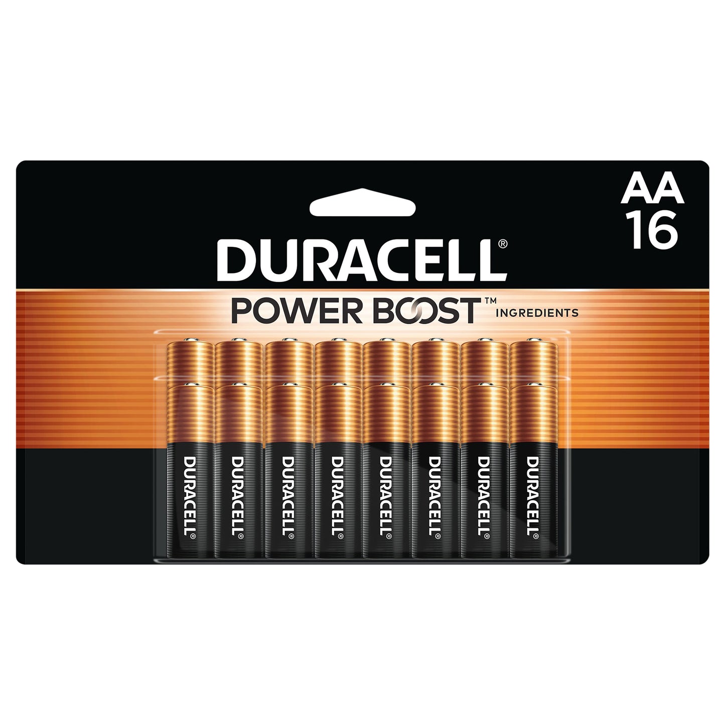 Duracell Coppertop AA Alkaline Batteries, 16 Pack