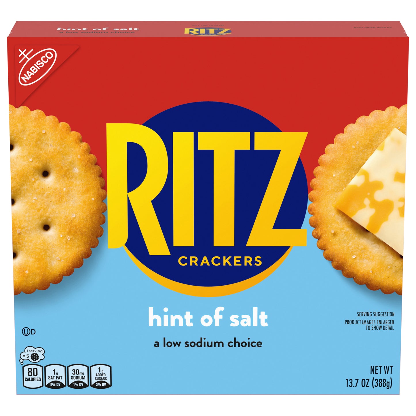 RITZ Hint of Salt Crackers, 13.7 oz