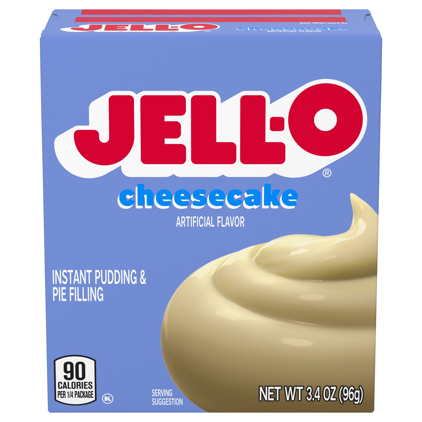 Jell-O Cheesecake Artificially Flavored Instant Pudding & Pie Filling Mix, 3.4 oz Box