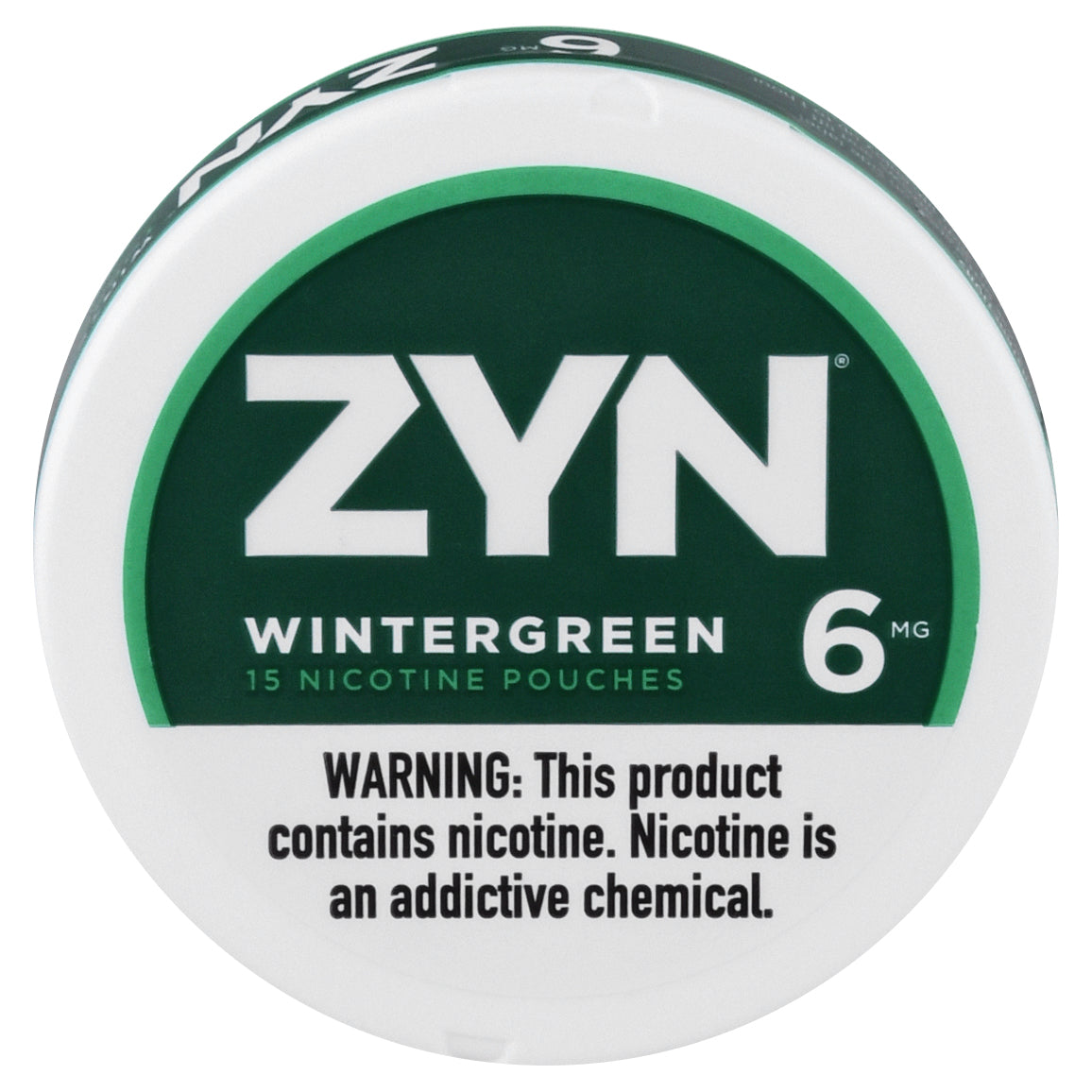Zyn 6 mg Wintergreen Nicotine Pouches 15 ea