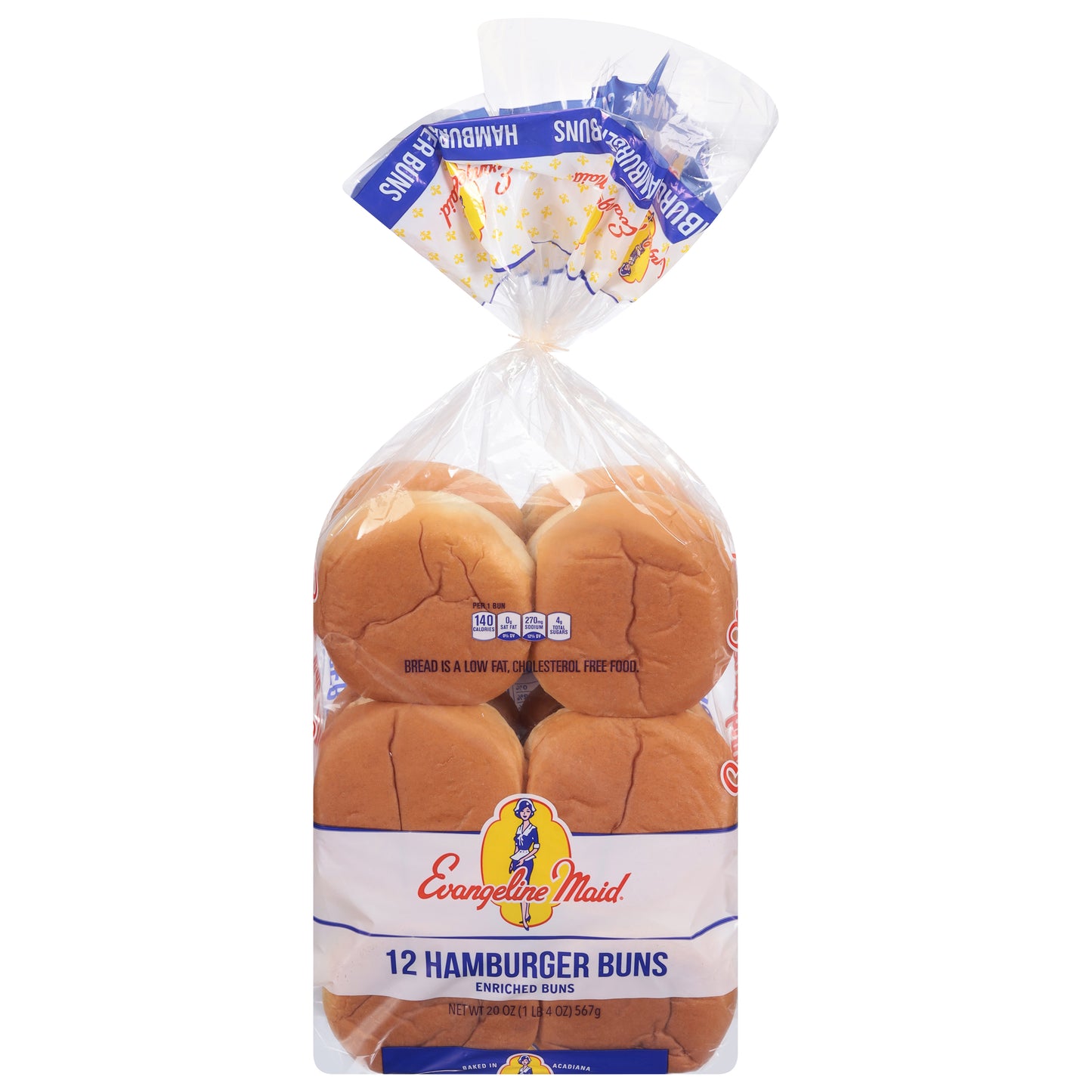 Evangeline Maid Hamburger Buns 12 ea