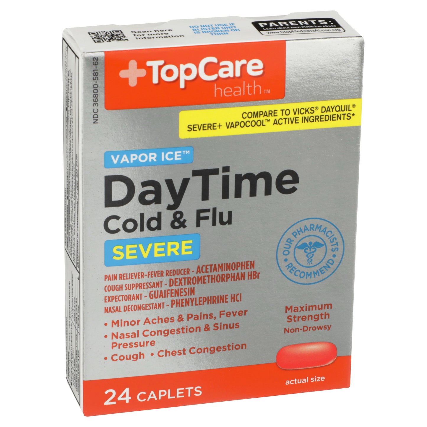 TopCare TOPCARE COLD/FLU SVR DAY-TM CPLT 24 CT
