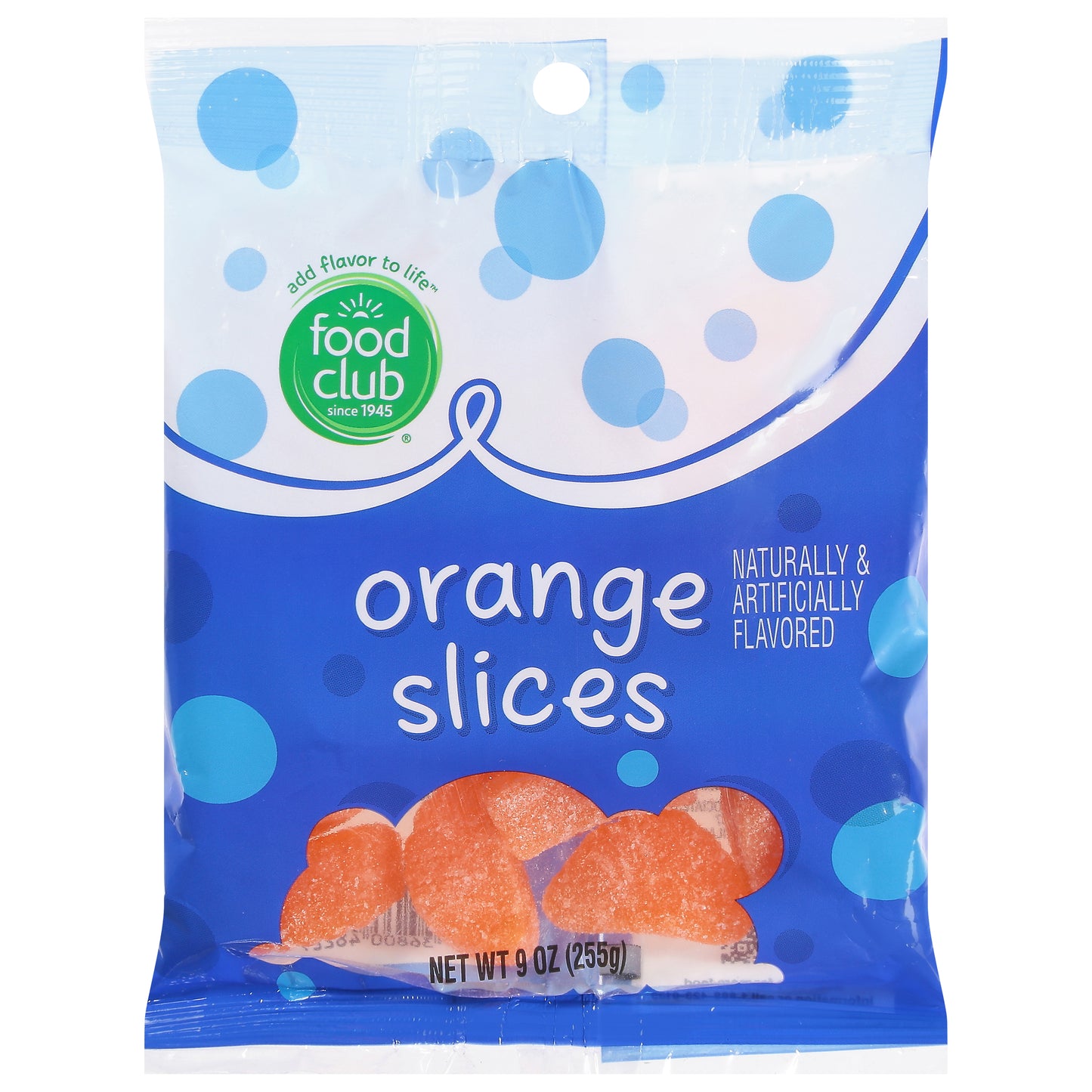 Food Club Orange Slices Candy 9 oz