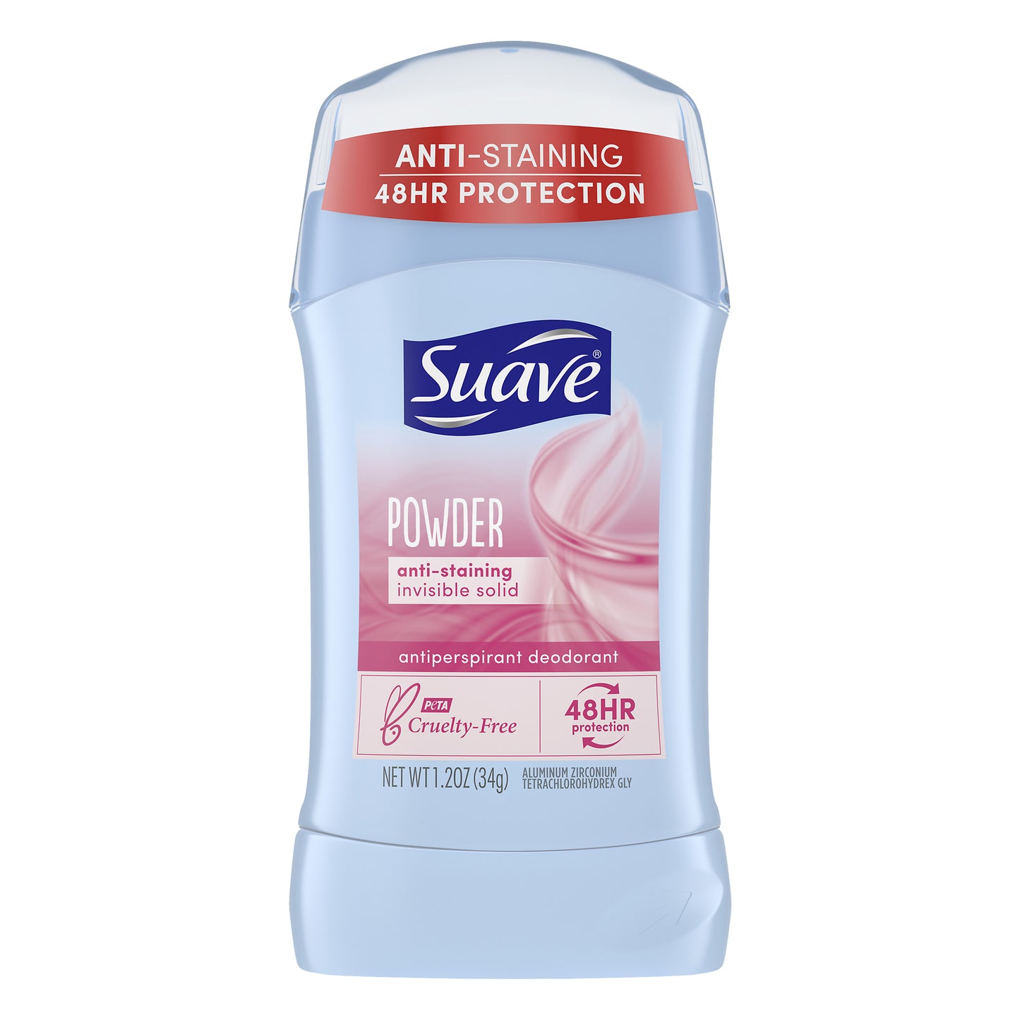 Suave Anti-Staining Powder Antiperspirant Deodorant 1.2 oz