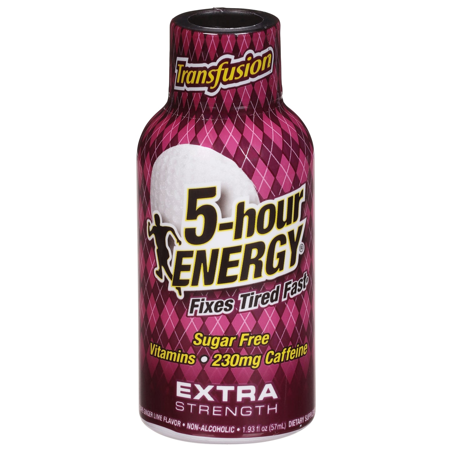 5-Hour Energy Sugar Free Extra Strength Grape Ginger Lime Flavor Vitamins 1.93 fl oz