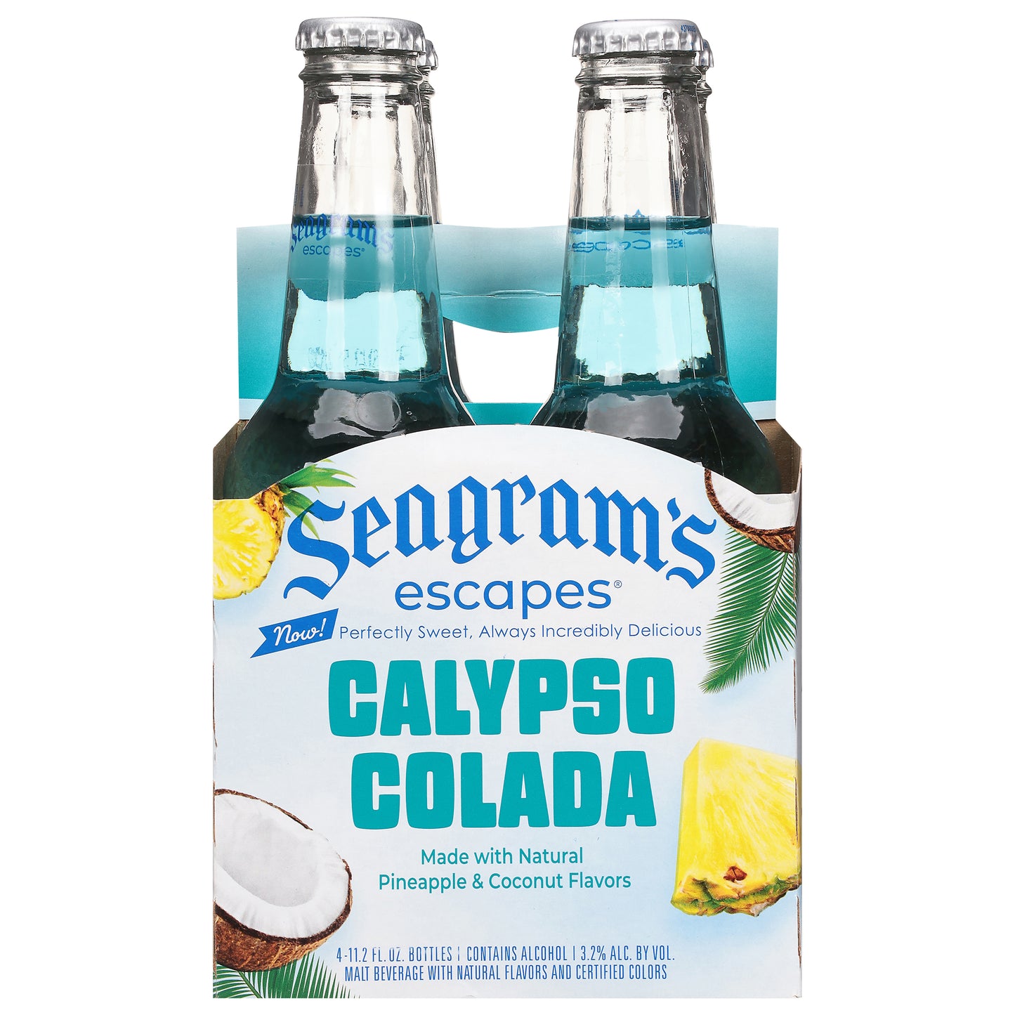 Seagram's Escapes Calypso Colada Malt Beverage 4 - 11.2 fl oz Bottles