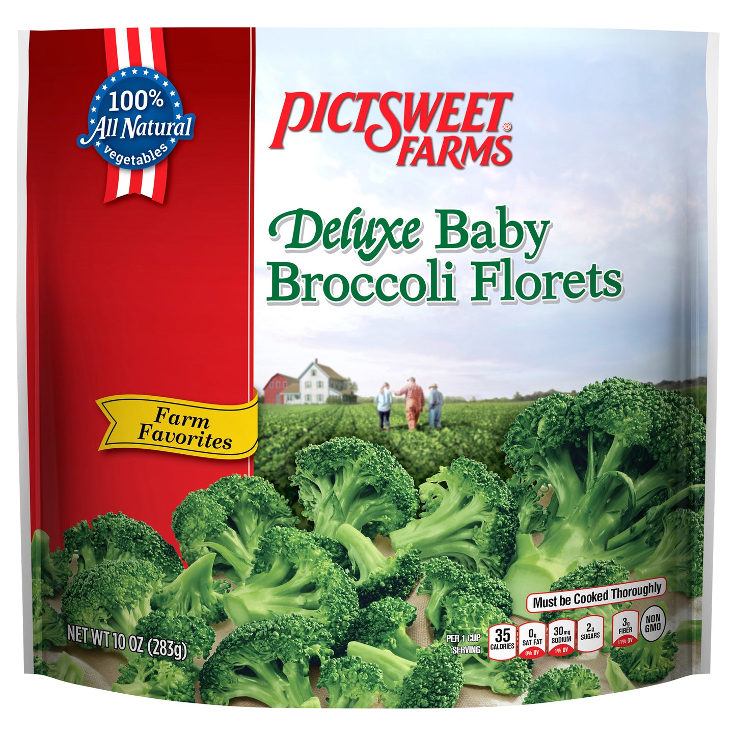 Pictsweet Farms Deluxe Baby Broccoli Florets, Farm Favorites - 10 oz