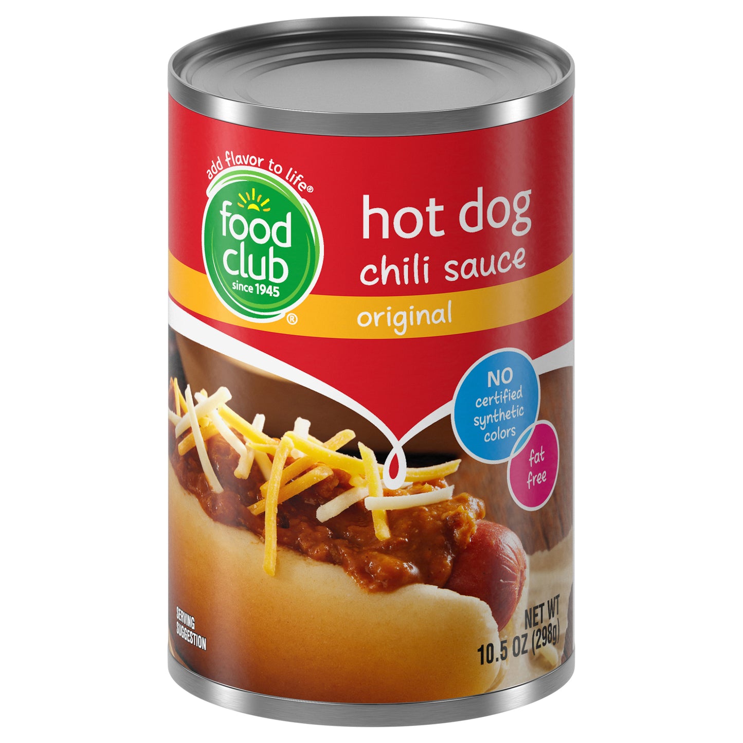 Food Club Hot Dog Original Chili Sauce 10.5 oz