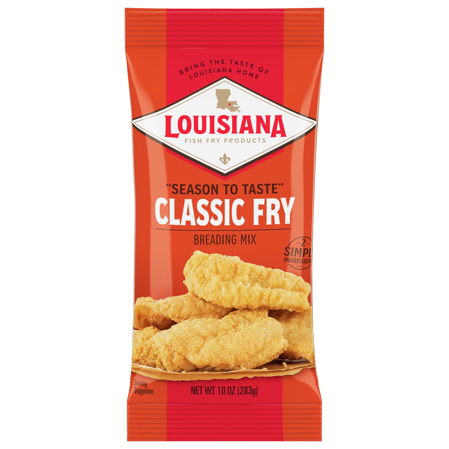 Louisiana Fish Fry Products Classic Fry Breading Mix 10 oz