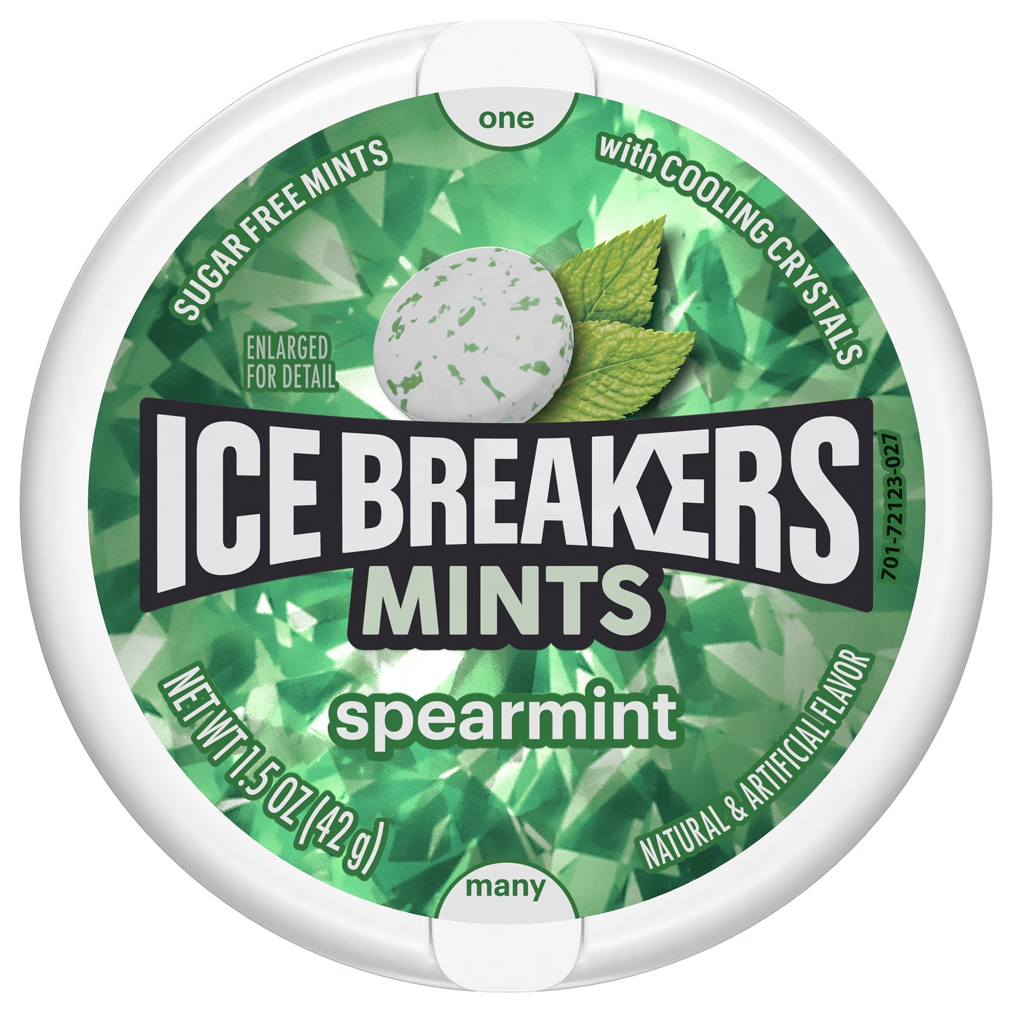 ICE BREAKERS Spearmint Sugar Free Mints Tin, 1.5 oz
