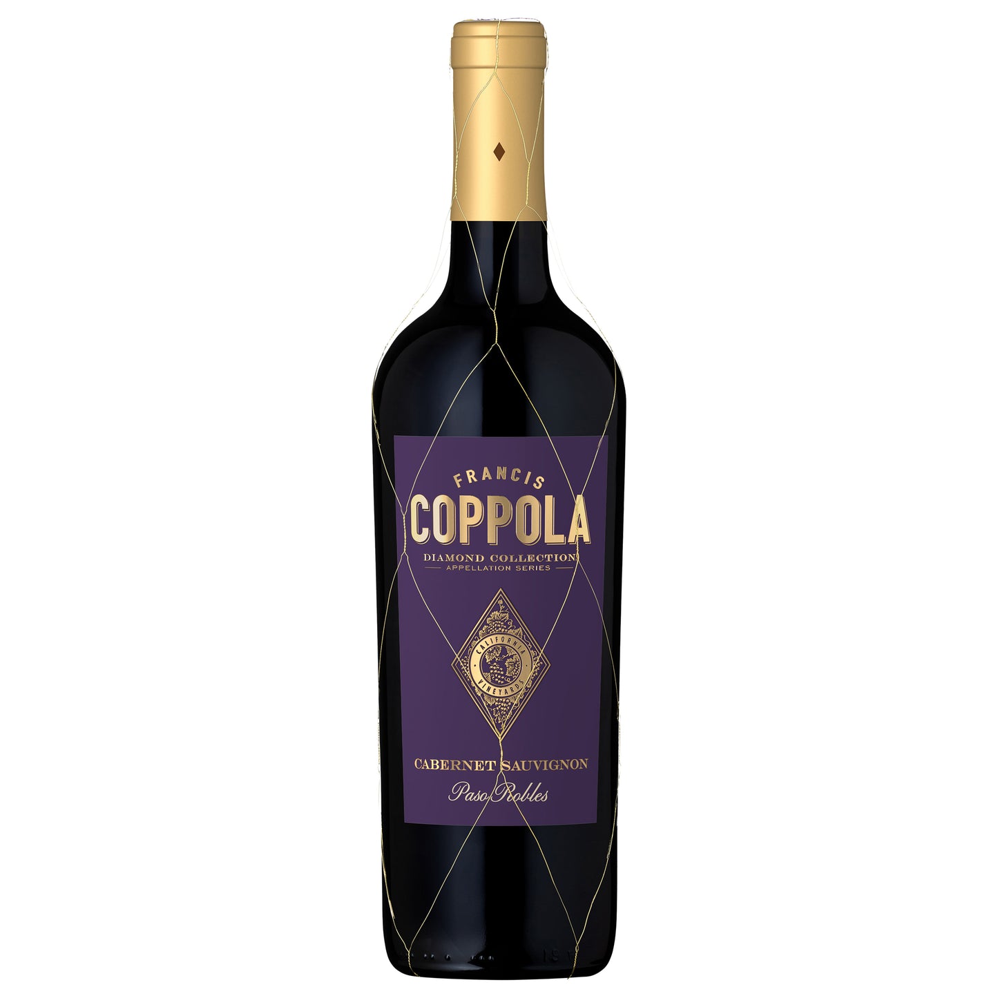 Coppola Diamond Appellation Series Paso Robles Cabernet Sauvignon Red Wine, 750ml Bottle, 13.5% ABV, 27 Proof