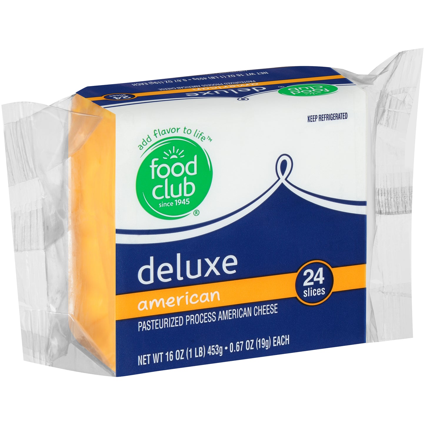 Deluxe Pasteurized Process American Cheese