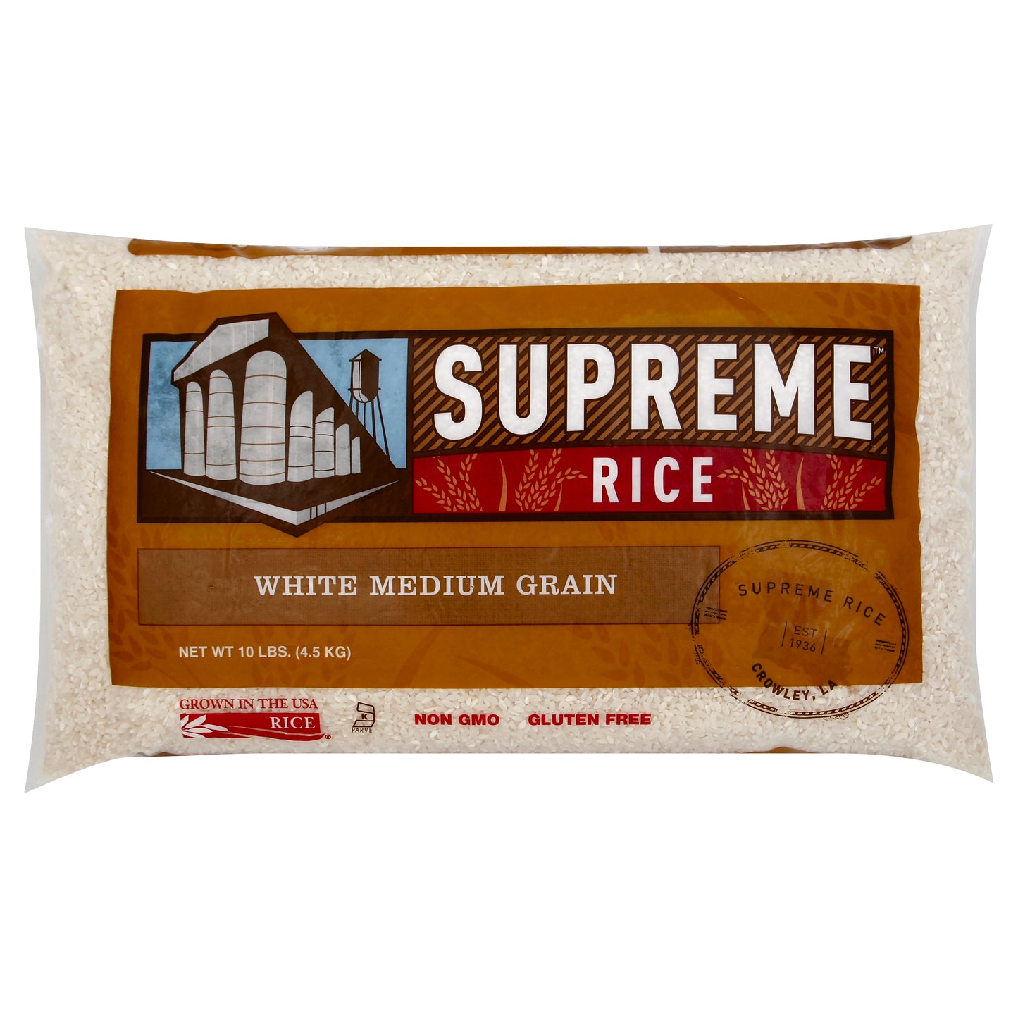 Supreme Rice White Rice 10 lb - WHITE MEDIUM GRAIN