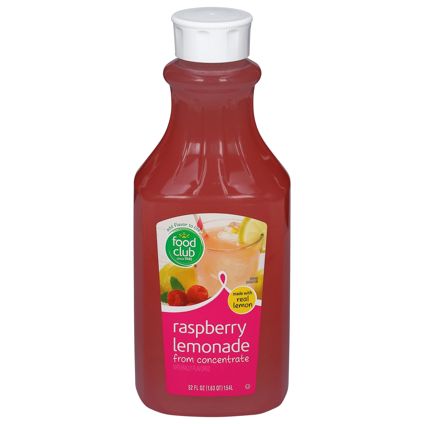 Food Club Raspberry Lemonade 52 fl oz
