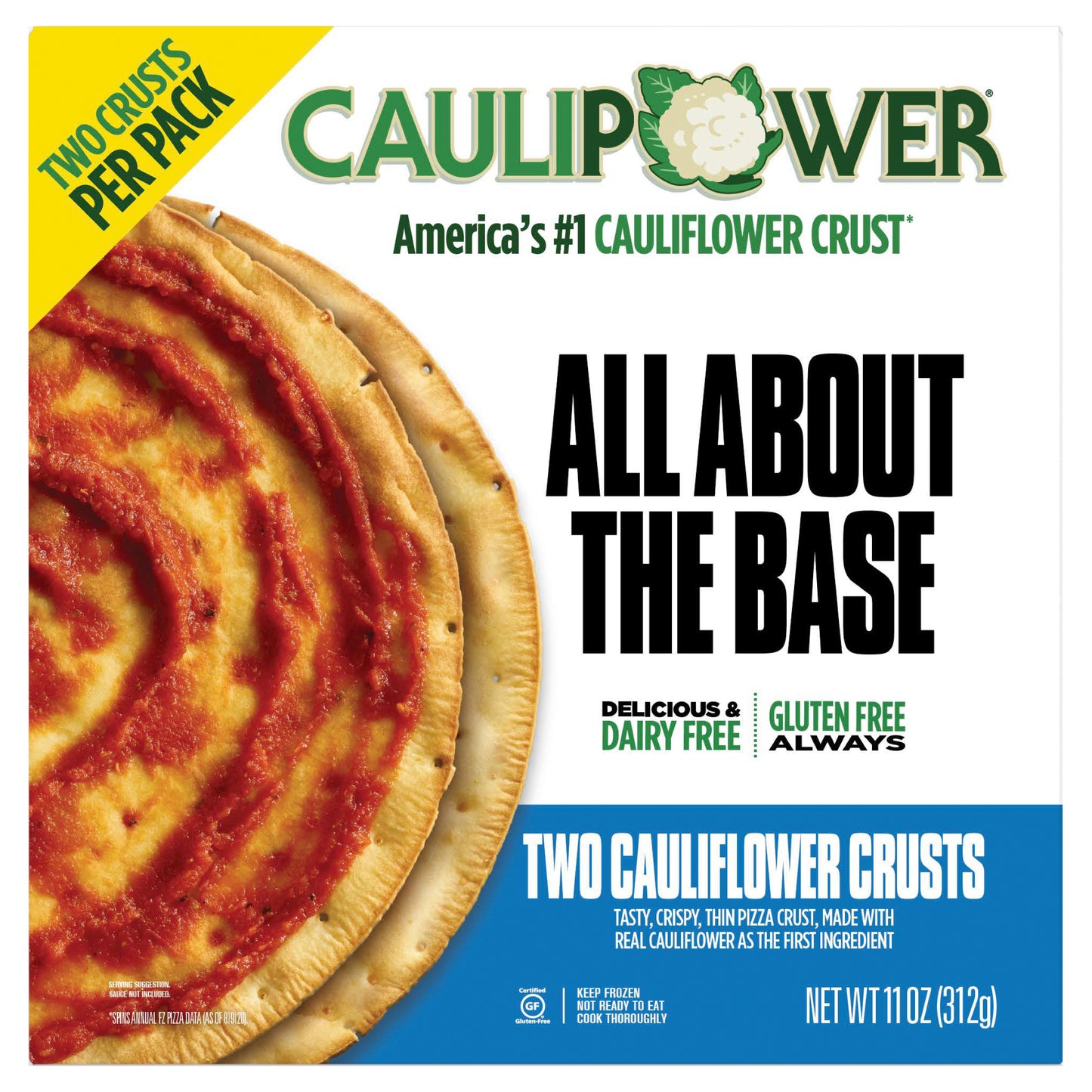 Caulipower All About the Base Cauliflower Crusts 11 oz