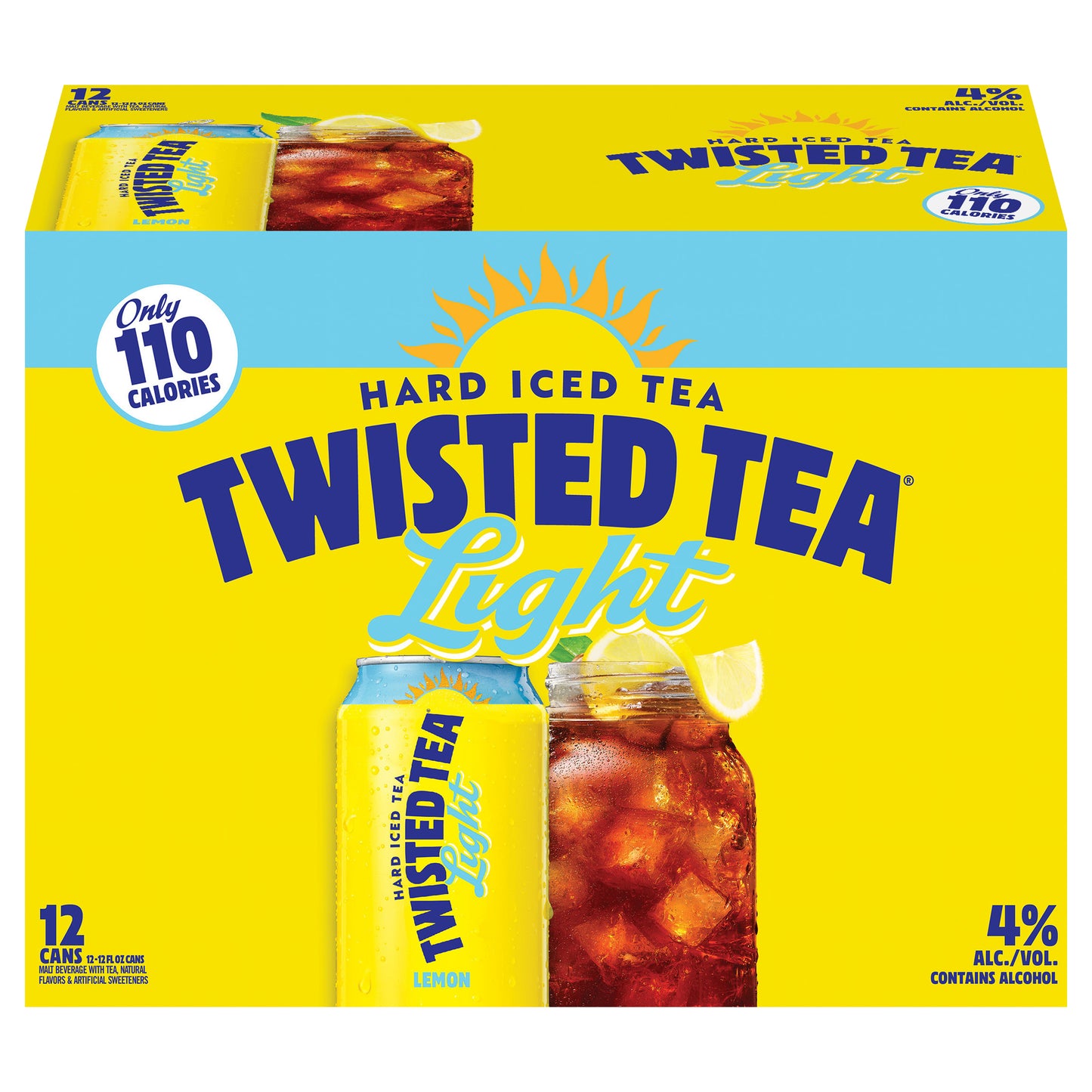 Twisted Tea Light, Hard Iced Tea (12 fl. oz. Can, 12pk.)