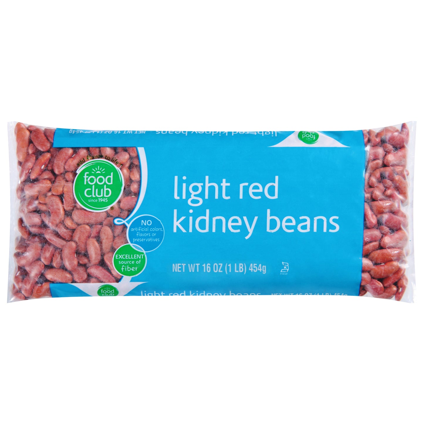 Food Club Light Red Kidney Beans 16 oz