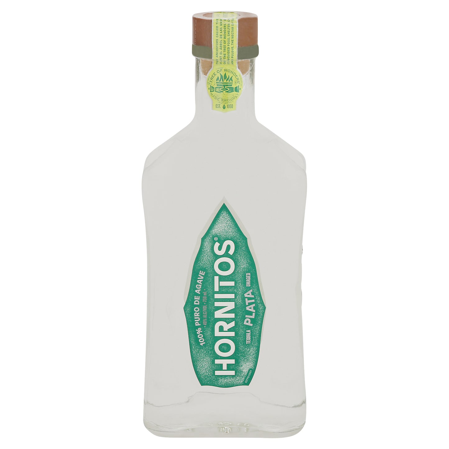 Hornitos Plata Unaged Tequila 750 ml