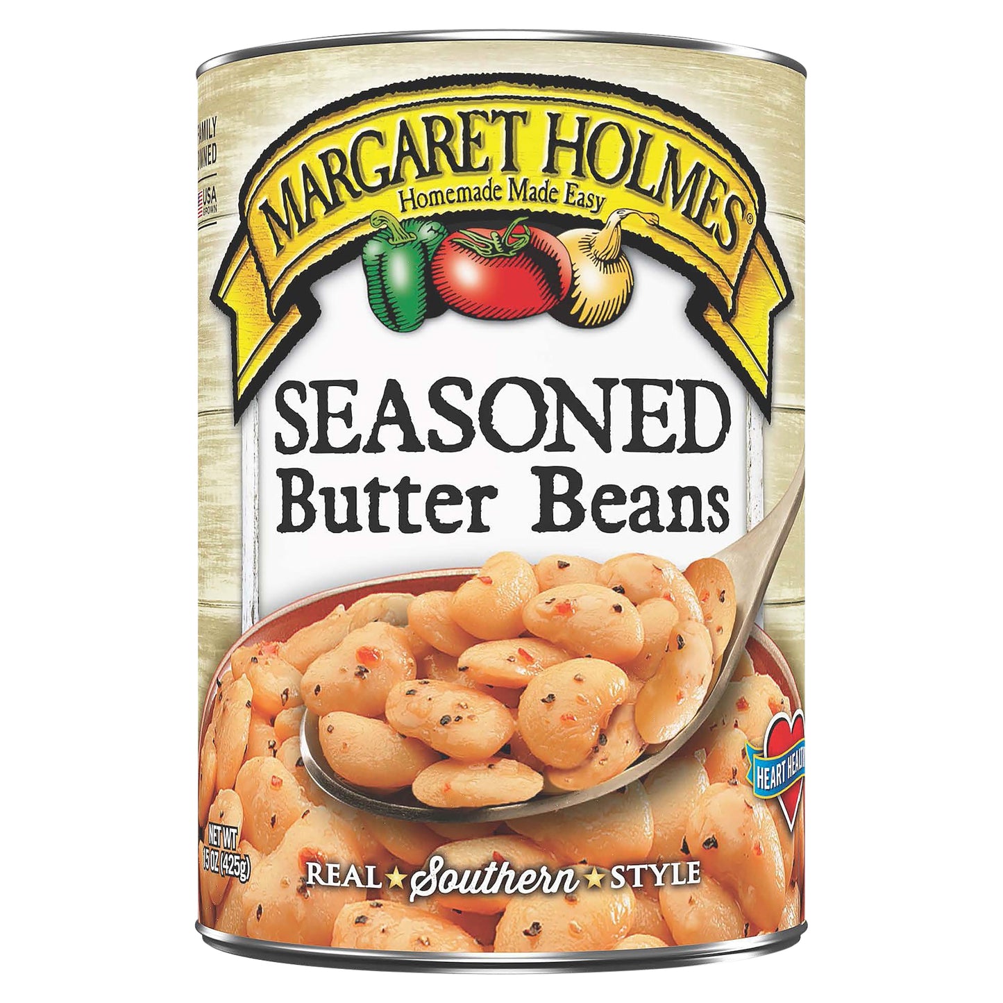 Margaret Holmes Seasoned Butter Beans 15 oz