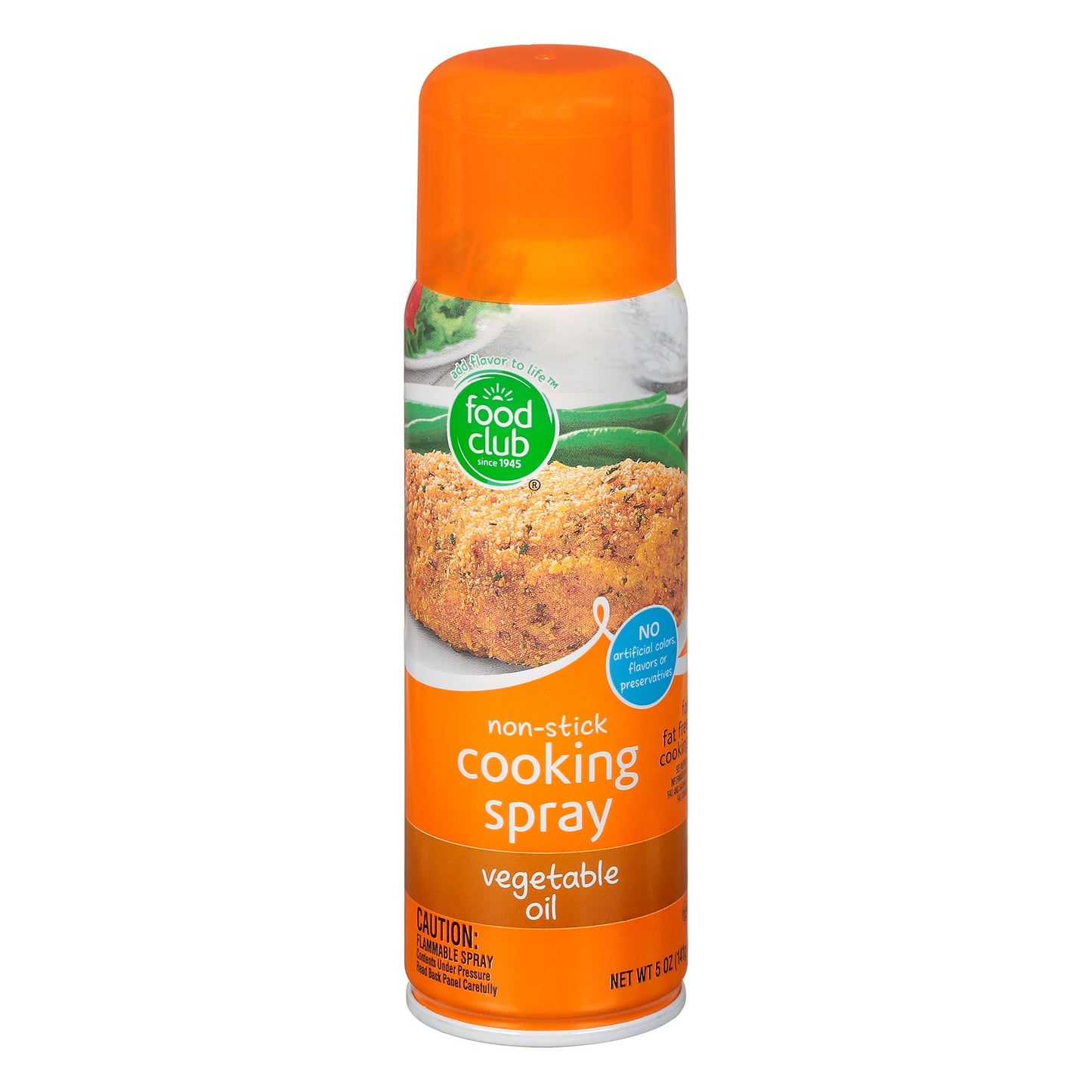 Food Club Non-Stick Vegetable Oil Cooking Spray 5 oz
