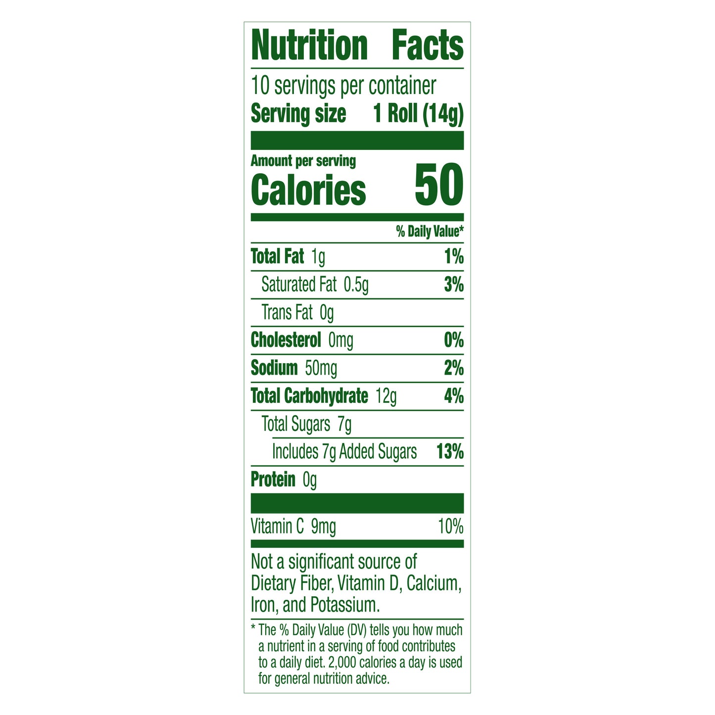 Fruit Roll-Ups Fruit Flavored Snacks, Strawberry Blast, 0.5 oz, 10 ct