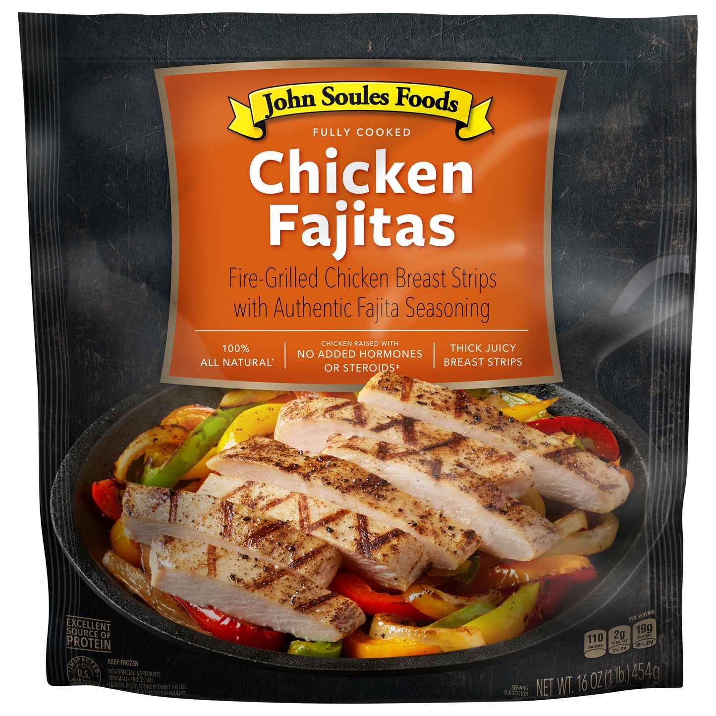 John Soules Foods Chicken Fajitas, 16 oz, Frozen